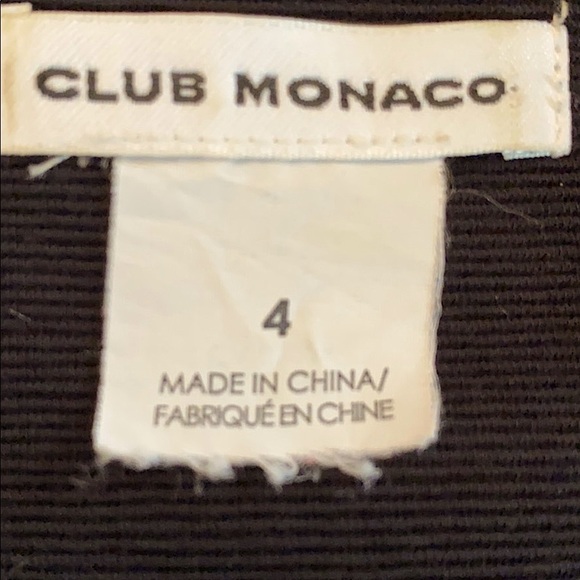 Club Monaco back zip crop top. - Picture 5 of 6